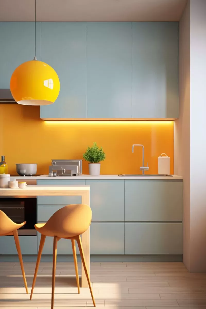 small kitchen modern space charlotte nc